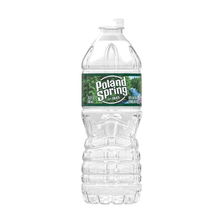 Poland Spring 100% Natural Spring Water, 16.9 fl oz