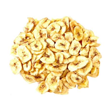 Dried banana slices