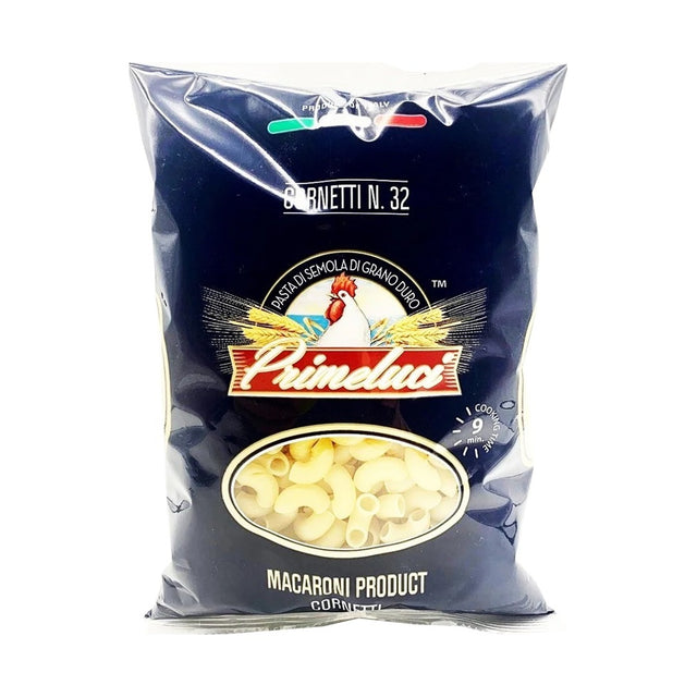 Primeluci Cornetti Elbow N.32 Pasta 500 g - front of pack