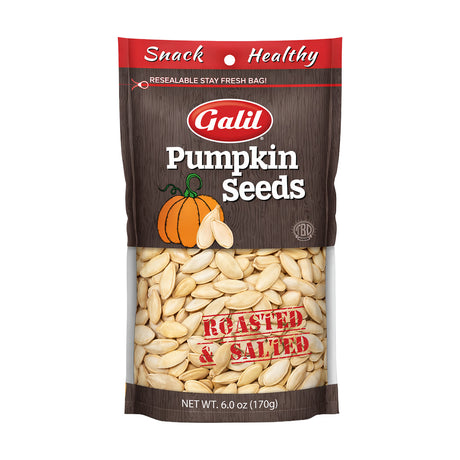 Galil Roasted/Salted Pumpkin Seeds, 6 oz
