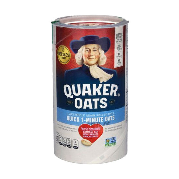 Quaker Oats Quick 1-Minute Oats, 18 oz
