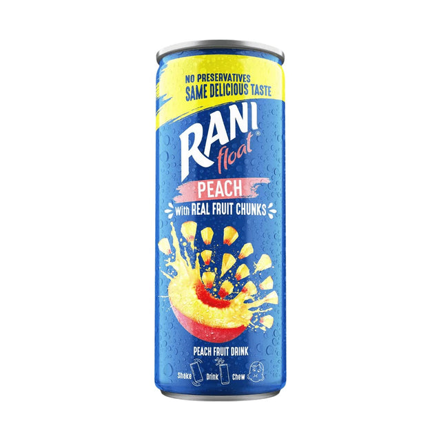 Rani Float Pulp Juice Peach 237 ml - front of pack