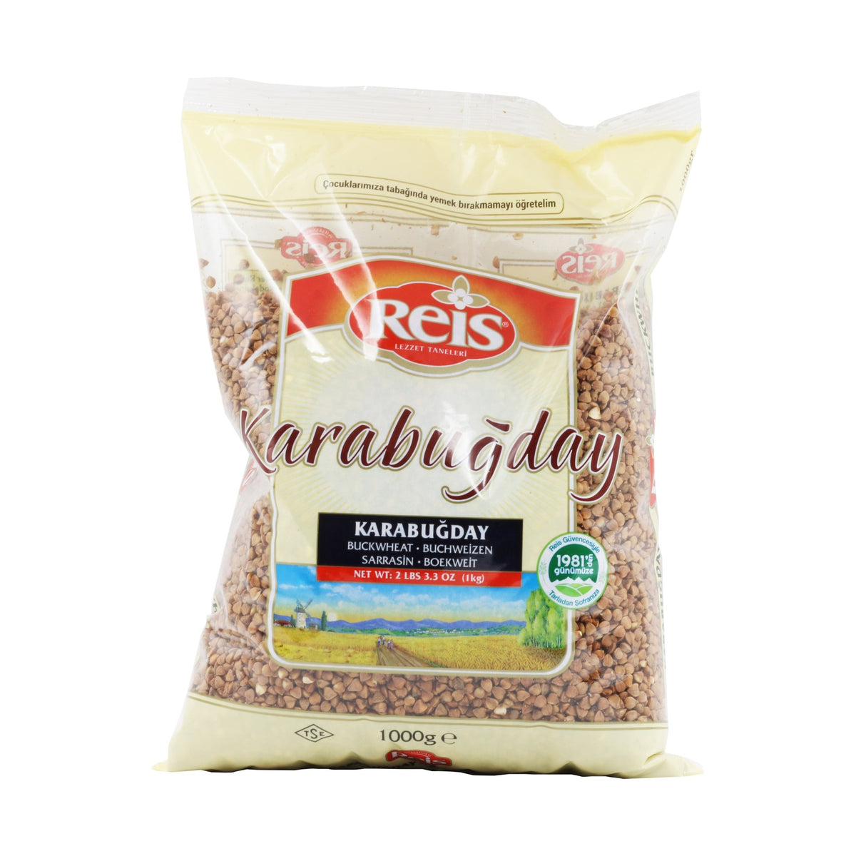Reis Buckwheat (karabugday) 1 kg - front of pack