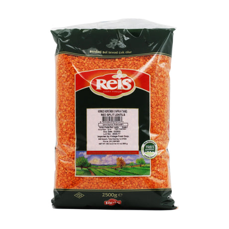 Reis Kirmizi Mercimek (yaprak tane) split red lentils, 2500 g bag
