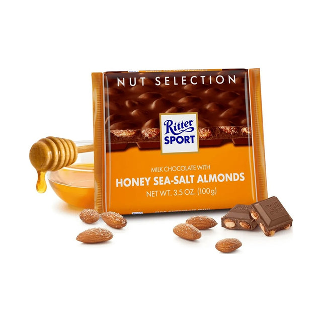 Ritter Sport Honey Salted Almond 100 g - front of pack