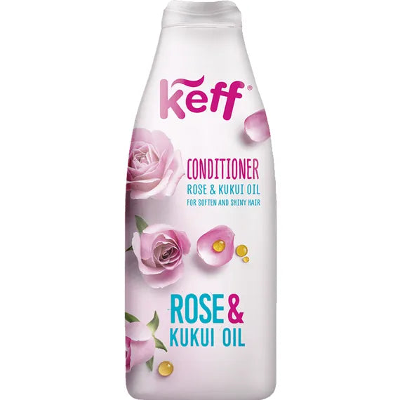 Rose & Kukui Oil Conditioner, 16.9 oz, Keff