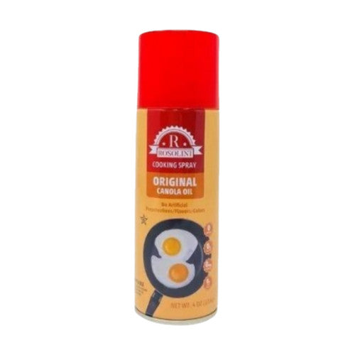 Rosolini Original Canola Oil Cooking Spray Travel-Size Can, 4 fl oz