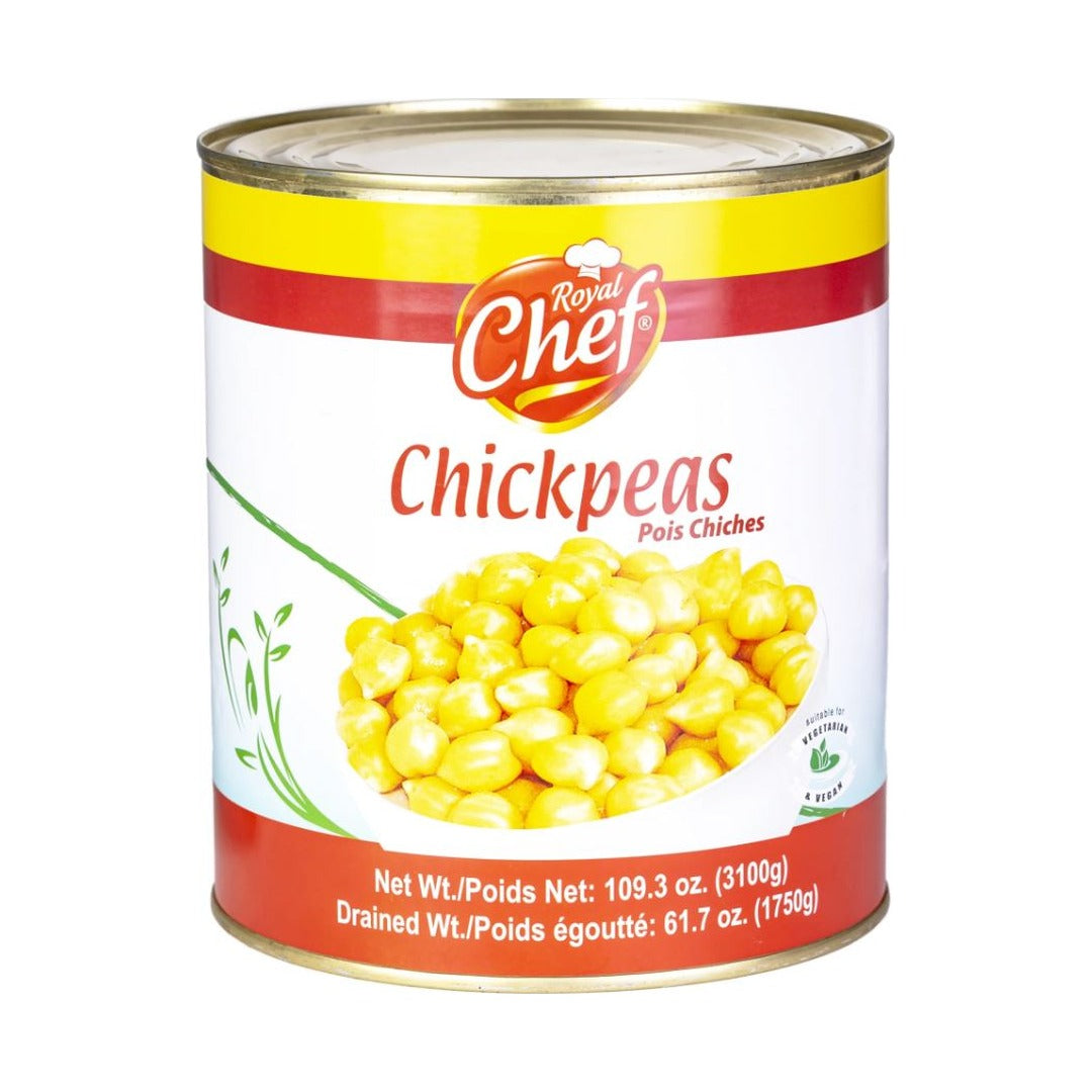Royal Chef Canned Chickpeas 3 kg - front of pack