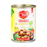 Royal Chef Fava Beans Chickpeas 397 g - front of pack