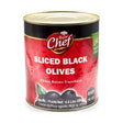 Royal Chef Olives Black Sliced 3 kg - front of pack