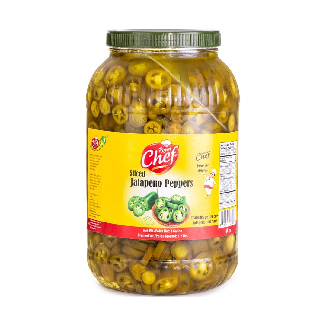 Royal Chef Sliced Jalapeno 3.79 L - front of pack