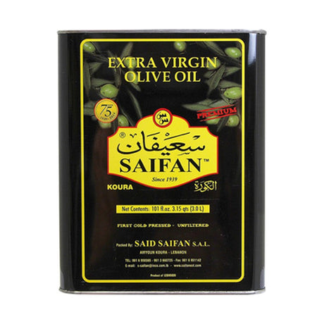 Saifan Extra Virgin Olive Oil 3 L - front of pack