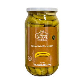 Saifan Pickled Wild Cucumbers 1 kg - front of pack