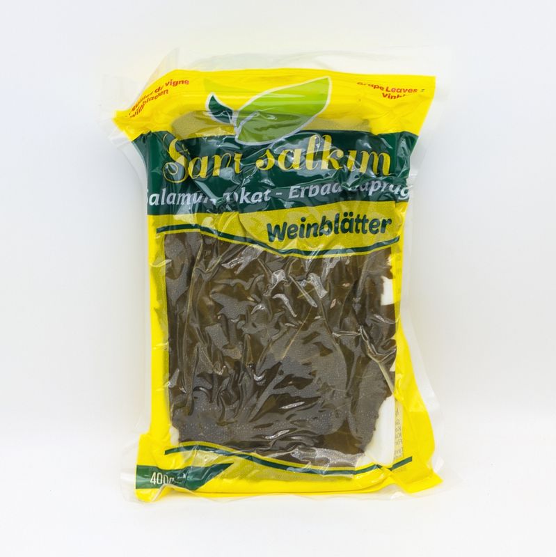 Sari Salkim Cooked Grape Leaves in Brine, Tokat Erbaa, 400 g pack