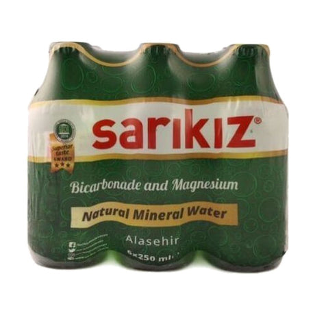 Sarikiz Bicarbonate and Magnesium Natural Mineral Water, 250 ml