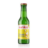 Sarıkız lemon flavored vitamin C mineral water, 200 ml glass bottle