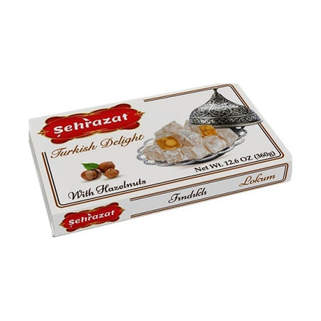 Şehrazat Turkish Delight with Hazelnut 360 g - front of pack