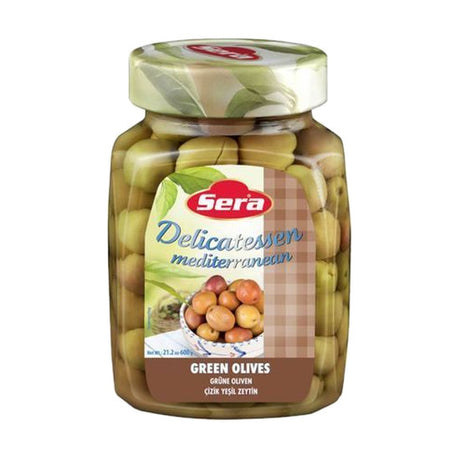 Sera Scratched Green Olives, 720 g