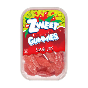 Zweet Sour Gummy Lips, 10 oz
