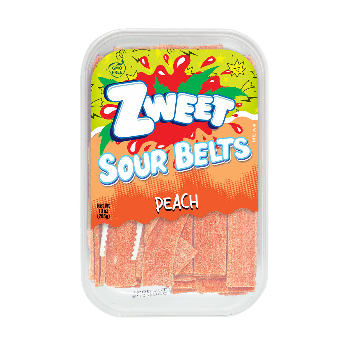 Sour Peach Belts Zweet, 10 oz