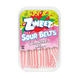 Sour Strawberry Creamsicle Belts Zweet, 10 oz
