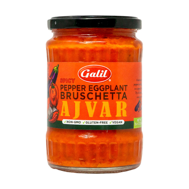Galil Pepper & Eggplant Bruschetta,Spicy Ajvar, 19 oz