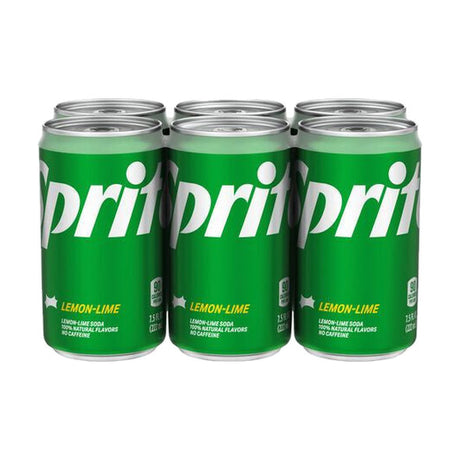Sprite Soda, Lemon-Lime, 6 Pack, 6 x 7.5 fl oz