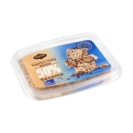 Sugar-Free Marble Halva Slice, Achva