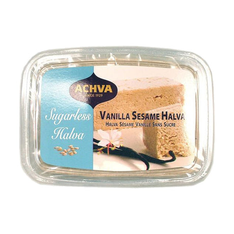 Sugar-Free Vanilla Halva Slice, Achva
