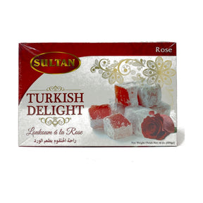 Sultan Turkish Delight Rose 453 g - front of pack