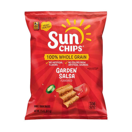 SunChips 100% Whole Grain Garden Salsa Whole Grain Snacks, 2.375 oz