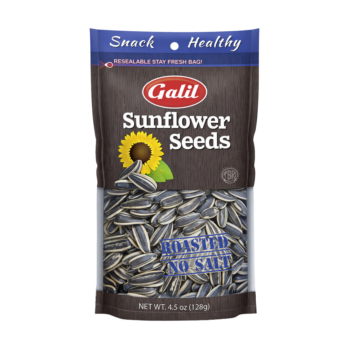Roasted unsalted sunflower seeds, 4.5 oz