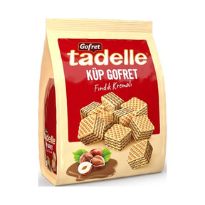 Tadelle Cube Wafer Hazelnut 200 g - front of pack