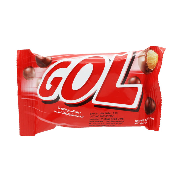 Tadelle Gol Whole Hazelnut w Milk Chocolate 125 g - front of pack