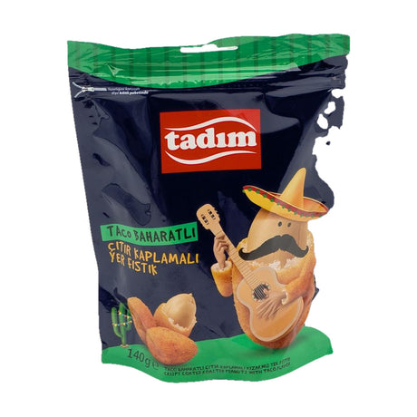Tadım Taco Baharatlı Çıtır Kaplamalı Yer Fıstık - 140 g