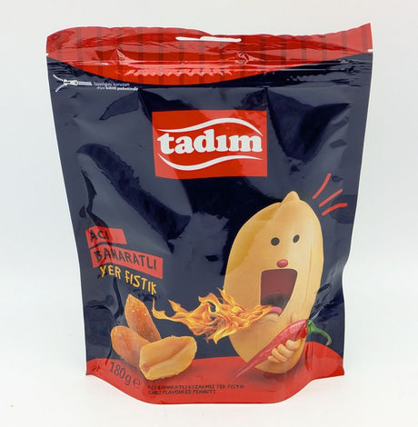 Tadım Hot Chili Flavored Roasted Peanuts - Aci Baharatli Kizarmis Yer Fistik 180 g