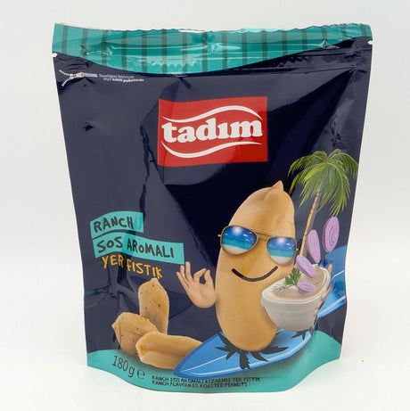 Tadım Ranch Flavored Roasted Peanuts - Ranch Sos Aromalı Kızarmış Yer Fıstık 180 g