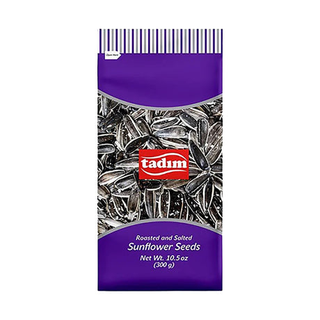 Tadim roasted and salted black sunflower seeds, 300 g