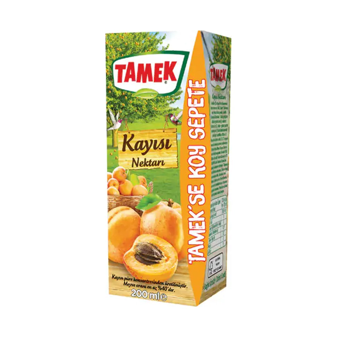 Tamek Apricot Juice 200 ml - front of pack