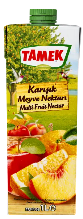 Tamek Multi Fruit Nectar Juice - 1 Liter - front of pack