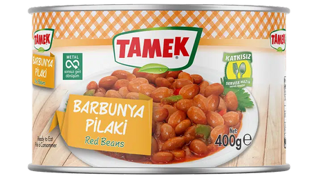 Tamek Barbunya Pilaki Red Beans 400 g - front of pack