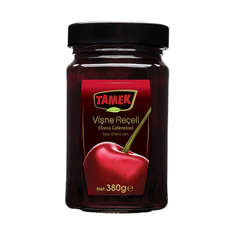 Tamek Sour Cherry Jam 380 g - front of pack