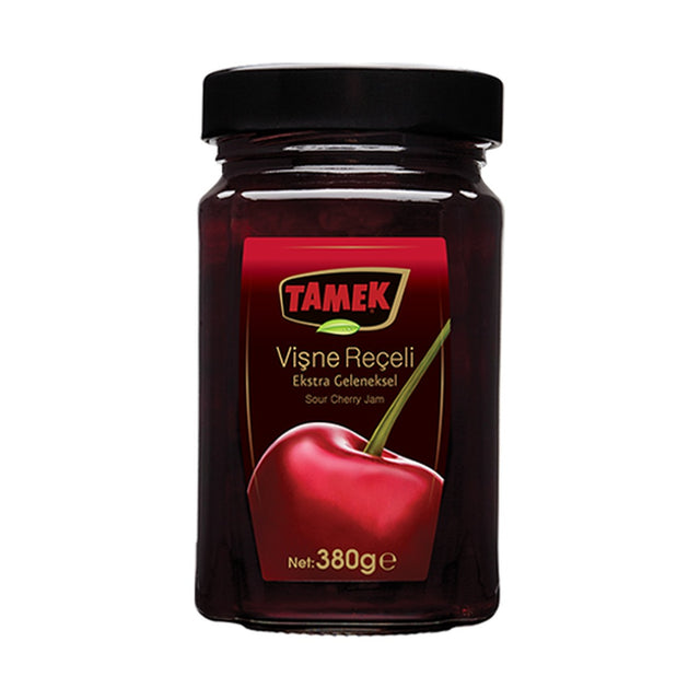 Tamek Sour Cherry Jam 380 g - front of pack