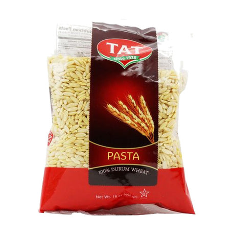 Tat Pasta barley-shaped durum wheat pasta, 454 g (16 oz) bag