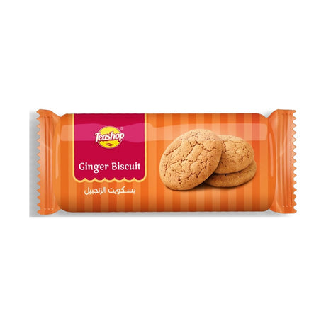 Teashop Ginger Nut Biscuits 122 g - front of pack