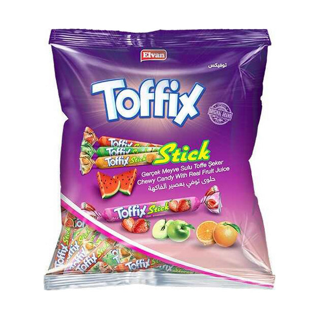 Toffix Cylinder Soft Candy with Real Fruit Juice 800 g