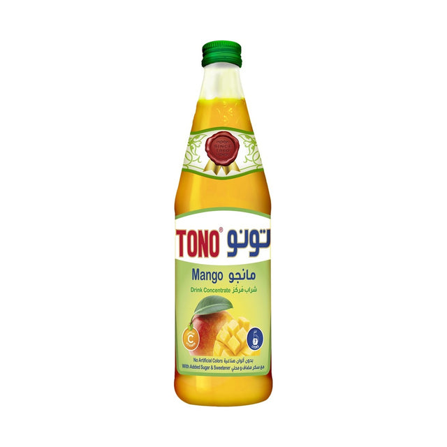 Tono Cordial Mango 710 ml - front of pack