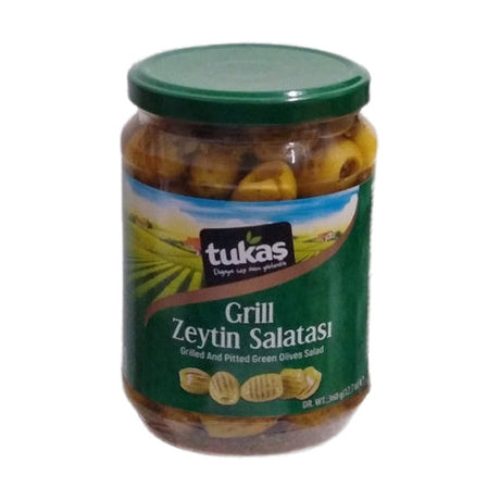 Tukas Jar Grill-green Olive Salad, 360 g