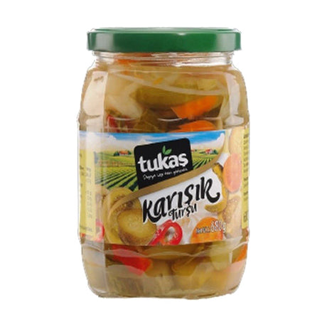 Tukas Mixed Pickles (Karisik Tursu), 680 g