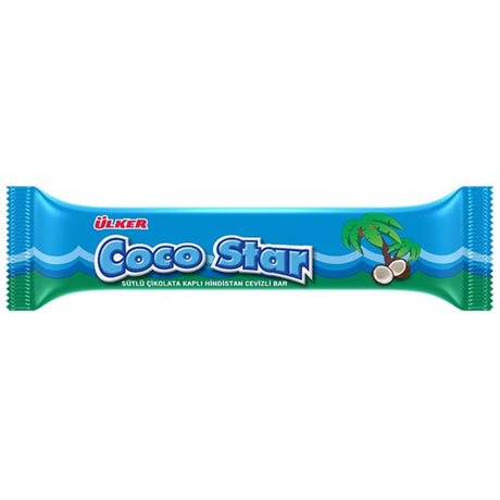 Ulker Coco Star chocolate bar 25 g - front